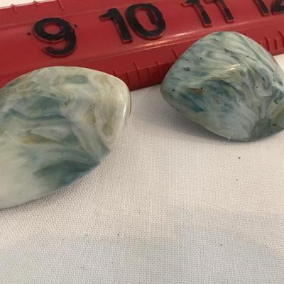 Chunky Faux Stone Earrings
