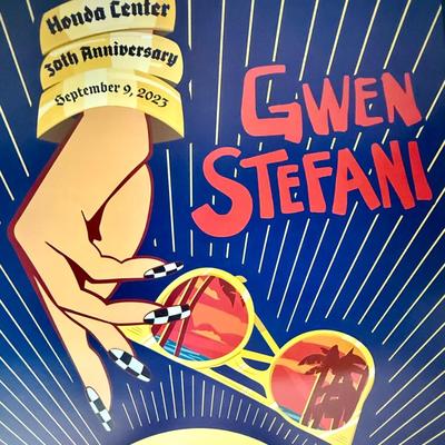 Gwen Stefani 2023 30th Anniversary Concert Poster