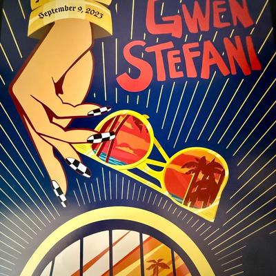 Gwen Stefani 2023 30th Anniversary Concert Poster