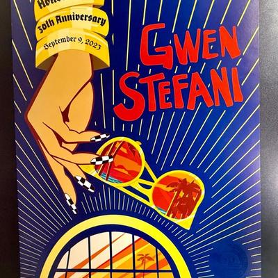 Gwen Stefani 2023 30th Anniversary Concert Poster