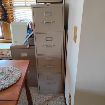 Tall filing cabinet