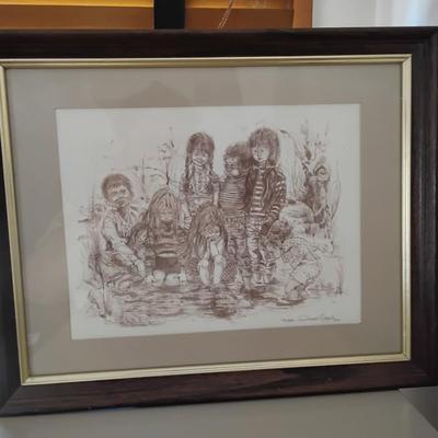 Framed wall art