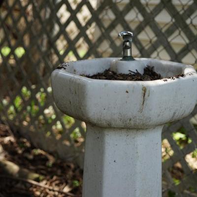 ANTIQUE FROM THE 1920'S EAST HIGHSCHOOL REMODEL IS AN ORIGINAL DRINKING FOUNTAIN OR BUBBLER