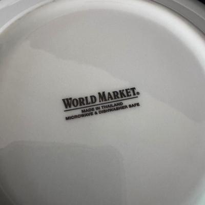 Sweese, Pier 1, Indoor Outfitters, and World Market White Dishes (K-DZ)