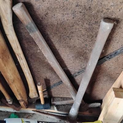 Tools with wood handles