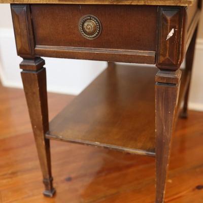 Brandt Wood End Table with Drawer (See Details)