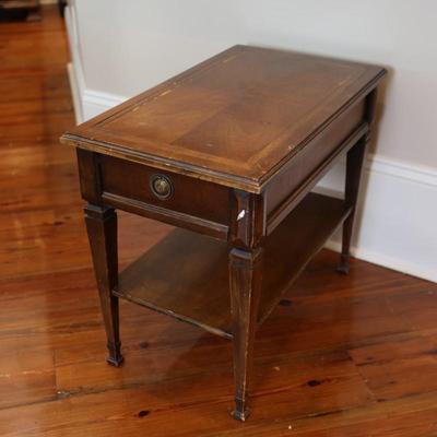 Brandt Wood End Table with Drawer (See Details)