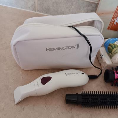 REMINGTON ELECTRIC RAZOR, CURLING IRON, ESSENTIAL OILS AND MORE
