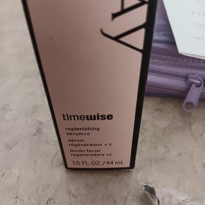 MARY KAY TIME WISE PRODUCTS AND A MAKEUP BAG
