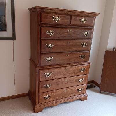 7 DRAWER HIGHBOY CHEST OF DRAWERS