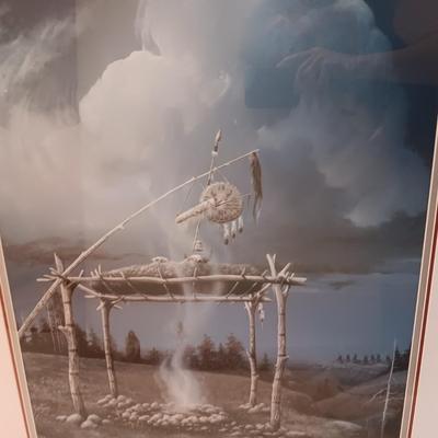 "I'LL FLY AWAY" INSCRIBED BY ARTIST BILL JAXSON TO OUR LATE CLIENTS