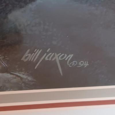 "I'LL FLY AWAY" INSCRIBED BY ARTIST BILL JAXSON TO OUR LATE CLIENTS