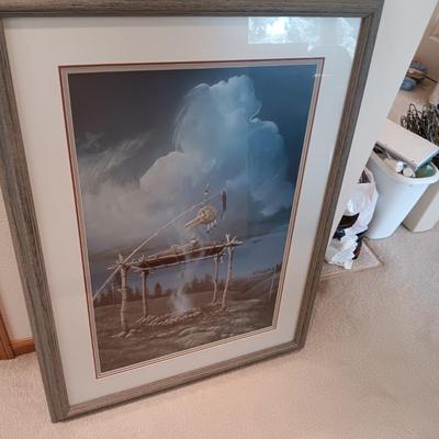 "I'LL FLY AWAY" INSCRIBED BY ARTIST BILL JAXSON TO OUR LATE CLIENTS
