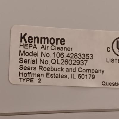 KENMORE TRUE HEPA AIR CLEANER