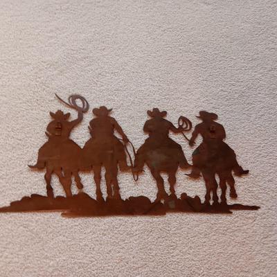 STEEL LASER CUT WESTERN WALL DECOR