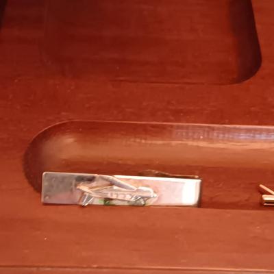LEATHER TOOLED WALLET AND DRESSER TOP ITEMS TO HOLD YOUR TREASURES