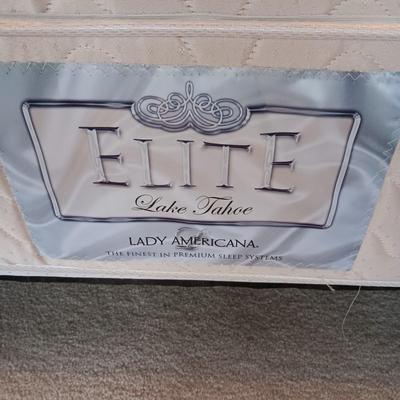 ELITE LAKE TAHOE FULL SIZE MATTRESS WITH HEADBOARD AND FRAME