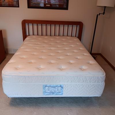 ELITE LAKE TAHOE FULL SIZE MATTRESS WITH HEADBOARD AND FRAME