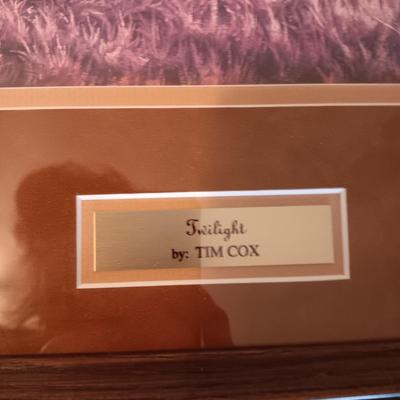 "TWILIGHT" SIGNED BY ARTIST TIM COX