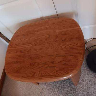 NICE END TABLE AND ADJUSTABLE FLOOR LAMP