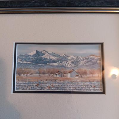 SIGNED AND NUMBERED PRINT BY BARBARA MOORE