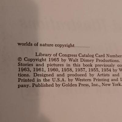 WALT DISNEY'S 1965 4 CHILDREN'S BOOK SET AND 2 DISNEY MOVIES