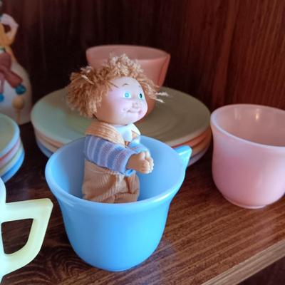 HAZEL ATLAS CHILD'S GLASS DISHES
