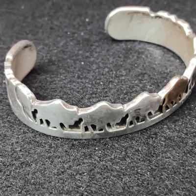 STERLING SILVER BRACELET 46.71g