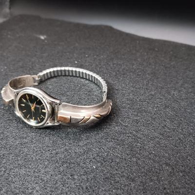 STERLING SILVER WATCH BAND MARKED RJH