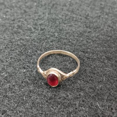 2 ANTIQUE 10K GOLD BABY RINGS 1.07g