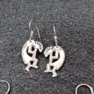 3 PAIRS OF STERLING SILVER EARRINGS 8.12g