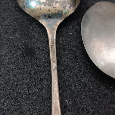 4 STERLING SILVER SPOONS 102g