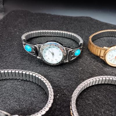 6 LADIES WATCHES, ALL NEED NEW BATTERIES