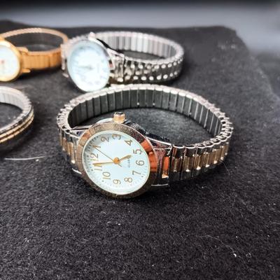 6 LADIES WATCHES, ALL NEED NEW BATTERIES