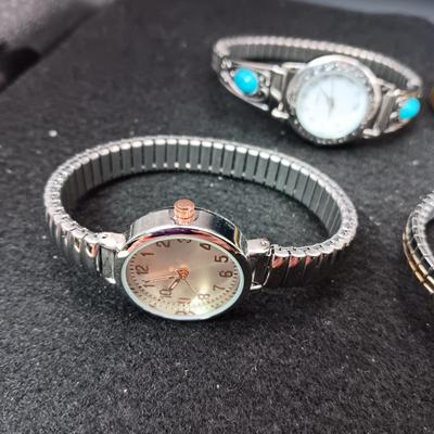 6 LADIES WATCHES, ALL NEED NEW BATTERIES