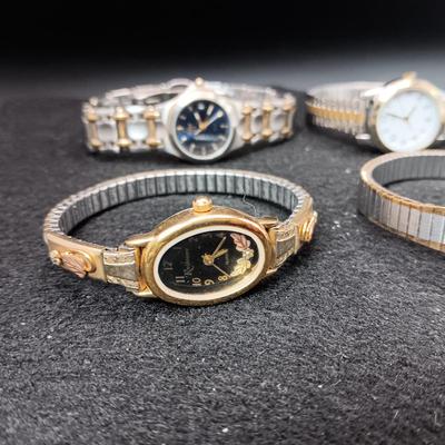 6 LADIES WATCHES, ALL NEED NEW BATTERIES