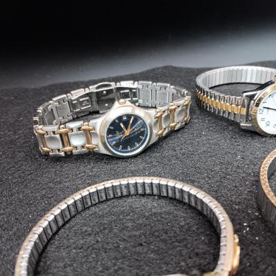 6 LADIES WATCHES, ALL NEED NEW BATTERIES