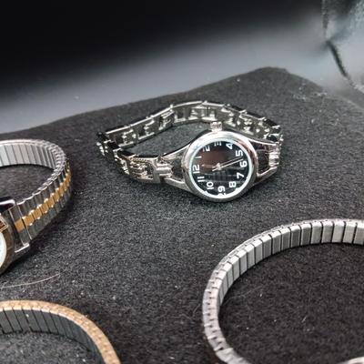 6 LADIES WATCHES, ALL NEED NEW BATTERIES