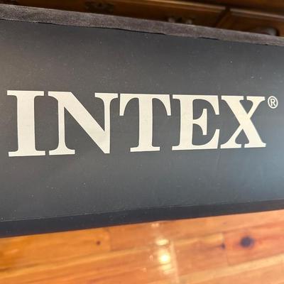 Set of 2 Intex Twin Air Mattresses with Built-in Pump & Pillow