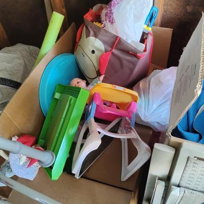 Box of misc toys