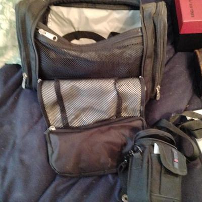 3 Cannon Cameras w/case and tripod