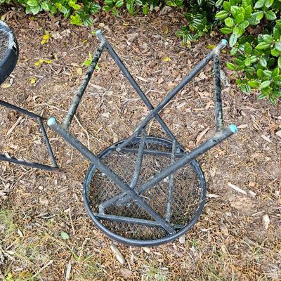 Two Metal Outdoor Folding Tables (Y-JS)