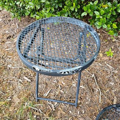 Two Metal Outdoor Folding Tables (Y-JS)