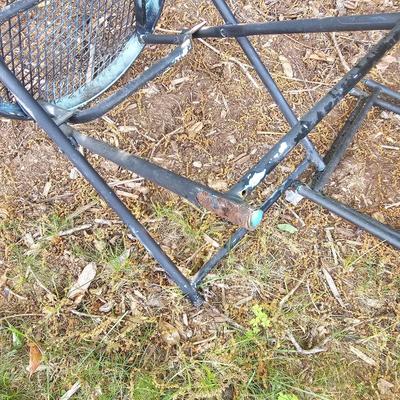 Two Metal Outdoor Folding Tables (Y-JS)