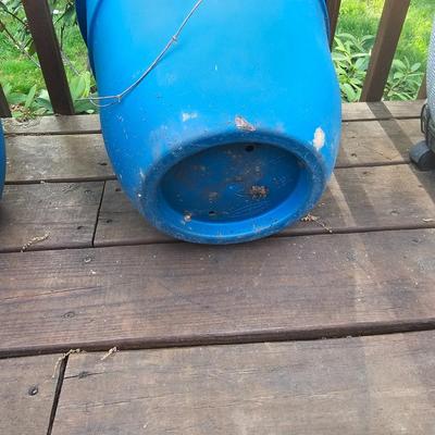 Four Round Plastic Decor Pots (Y-JS)