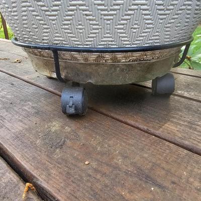 Four Round Plastic Decor Pots (Y-JS)