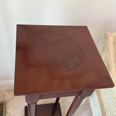 Wood plant stand
