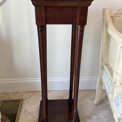 Wood plant stand