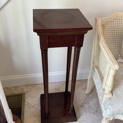 Wood plant stand