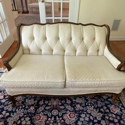 Pretty antique loveseat (matches sofa)
